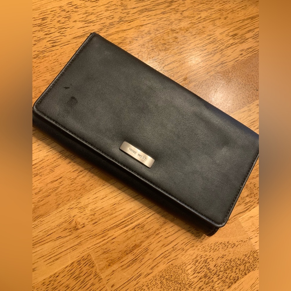 Nine West Black Leather Wallet